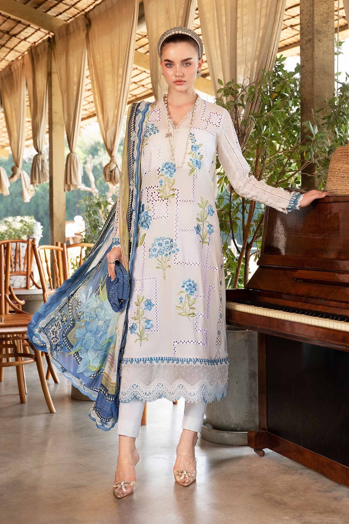 Maria.B Mprint 2025  | Printed Lawn Suit | MPT-2501-A