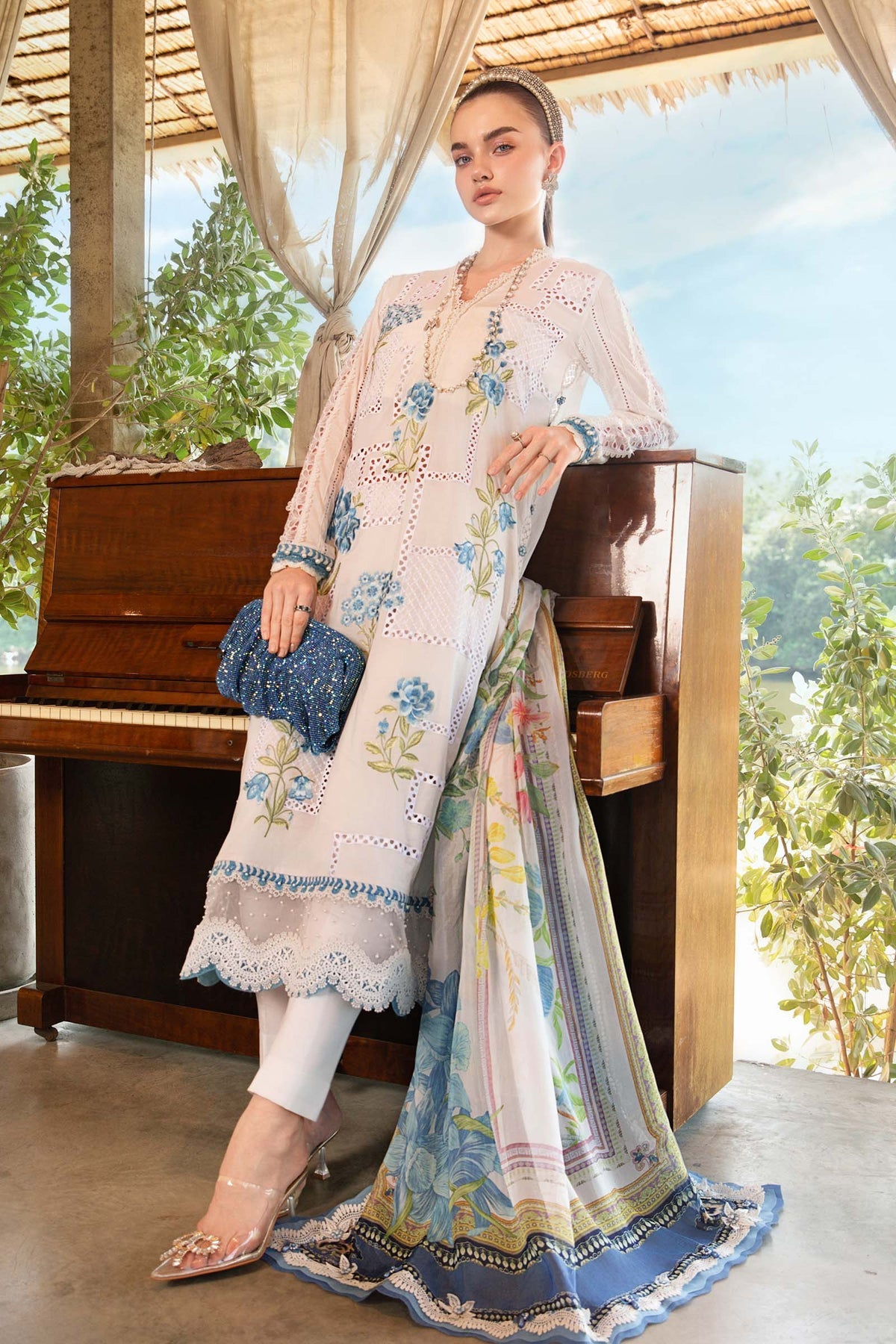 Maria.B Mprint 2025  | Printed Lawn Suit | MPT-2501-A