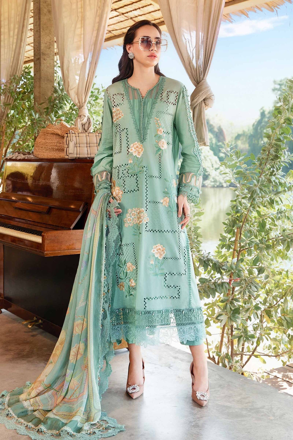 Maria.B Mprint 2025  | Printed Lawn Suit | MPT-2501-B