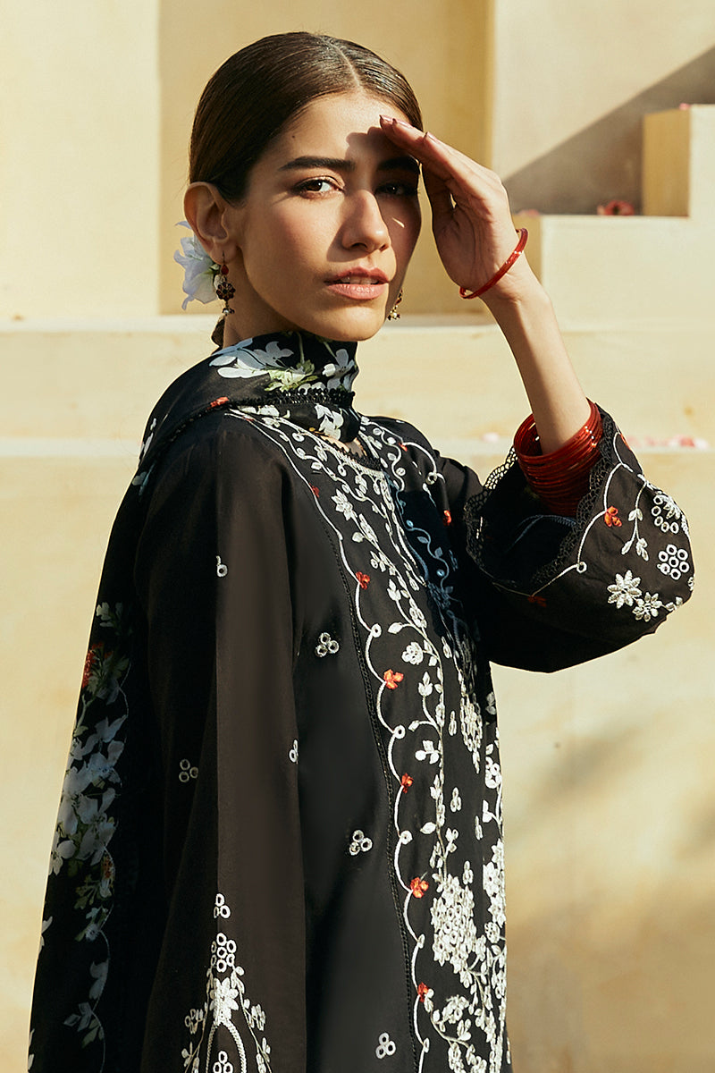 RUSTIC AURA-3 PIECE LAWN EMBROIDERED SUIT