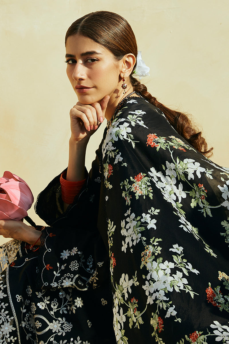 RUSTIC AURA-3 PIECE LAWN EMBROIDERED SUIT