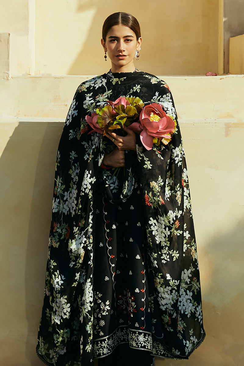 RUSTIC AURA-3 PIECE LAWN EMBROIDERED SUIT