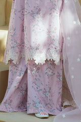SHADOW BERRY-3 PIECE LAWN PRINTED SUIT