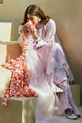 SHADOW BERRY-3 PIECE LAWN PRINTED SUIT Cross Stitch