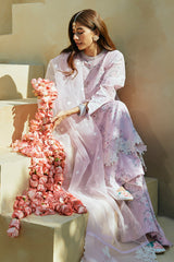 SHADOW BERRY-3 PIECE LAWN PRINTED SUIT Cross Stitch