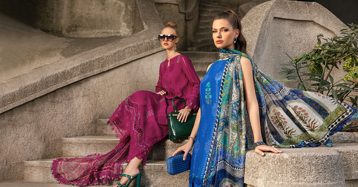 MPT-2303-A | 3 Piece Unstitched Printed Cambric Suit - Brands of PK