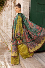 MPT-2305-A | 3 Piece Unstitched Printed Linen Suit - Brands of PK