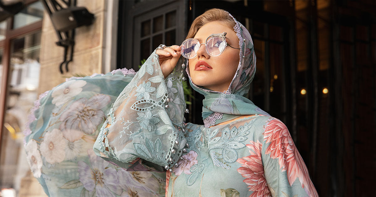 MPT-2306-A | 3 Piece Unstitched Printed Cambric Suit - Brands of PK