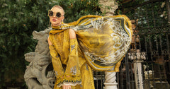 MPT-2308-B | 3 Piece Unstitched Printed Cambric Suit - Brands of PK