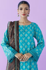 ORIENT Unstitched 3 Piece Printed Lawn Orient