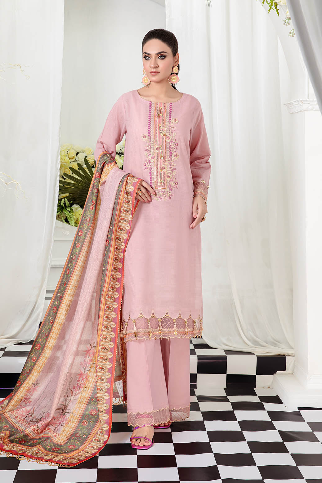 T-PINK-DYED-3 PIECE (SRNS223P19)