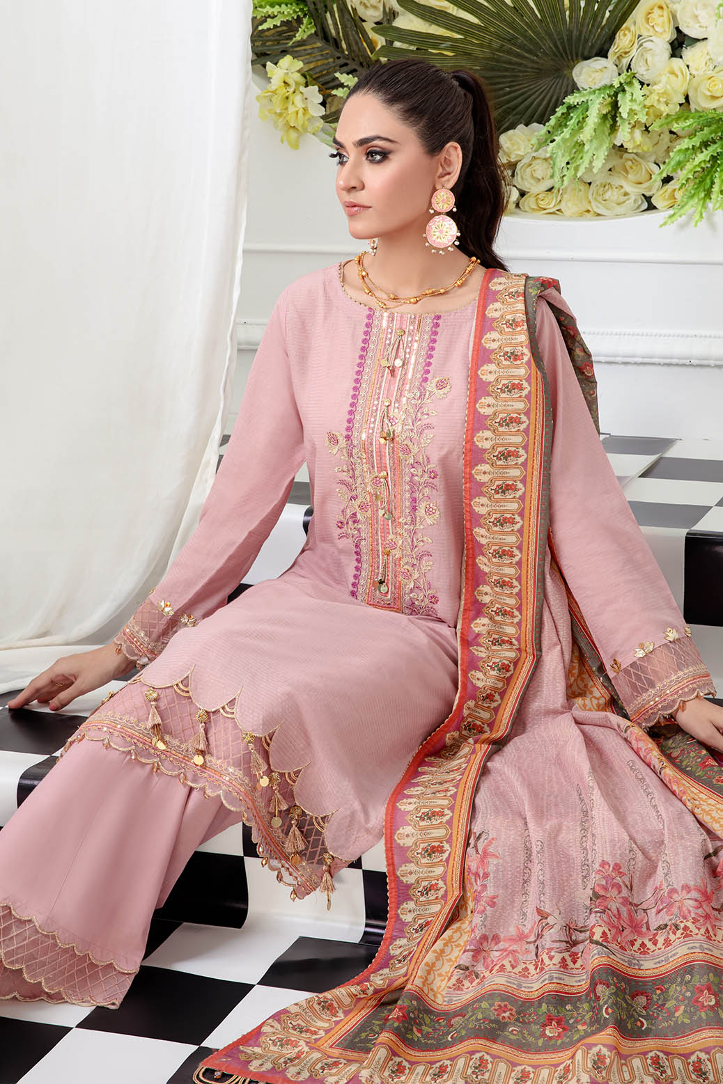 T-PINK-DYED-3 PIECE (SRNS223P19)