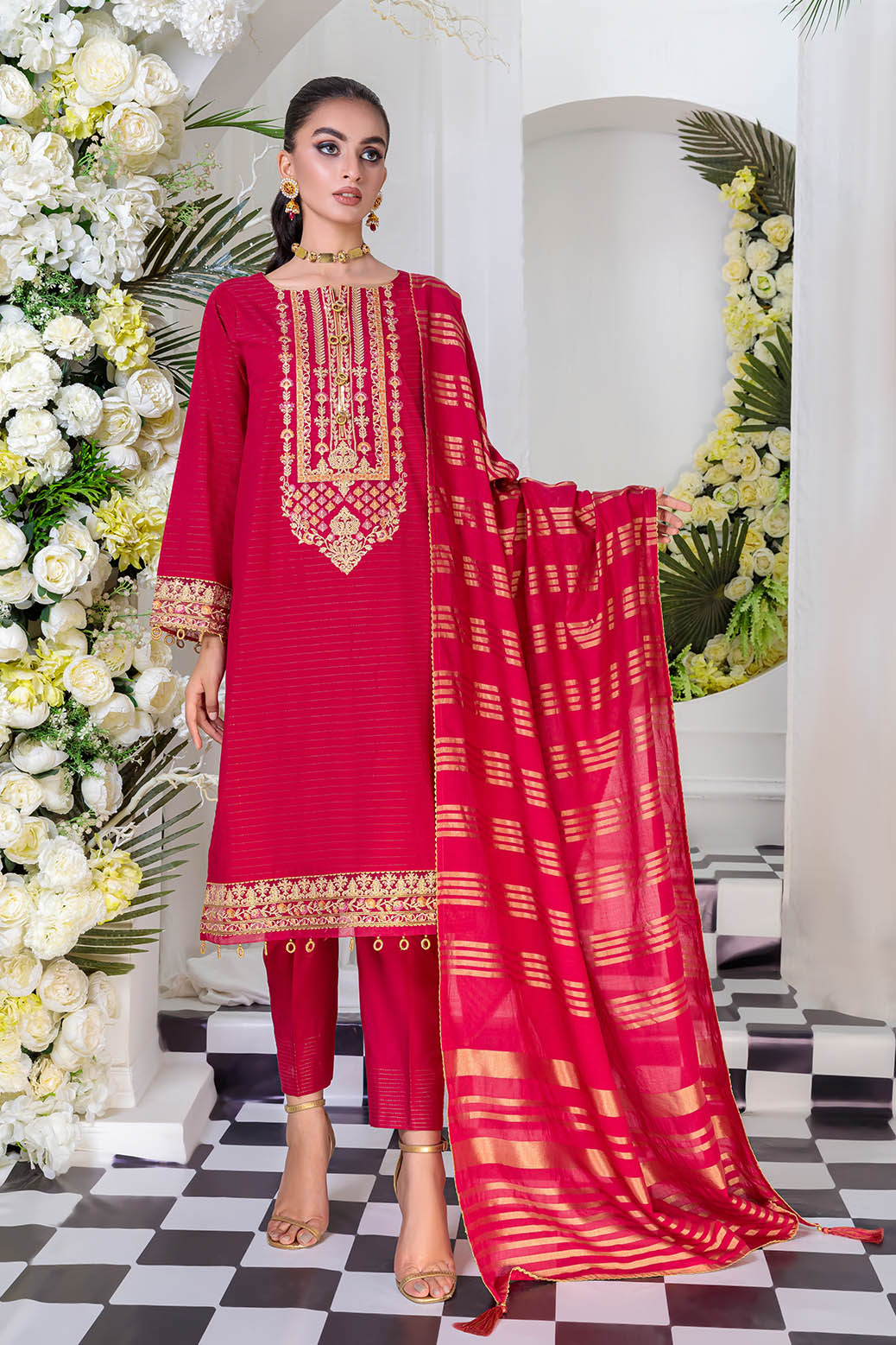 RED-DYED-3 PIECE (SRNS223P22)