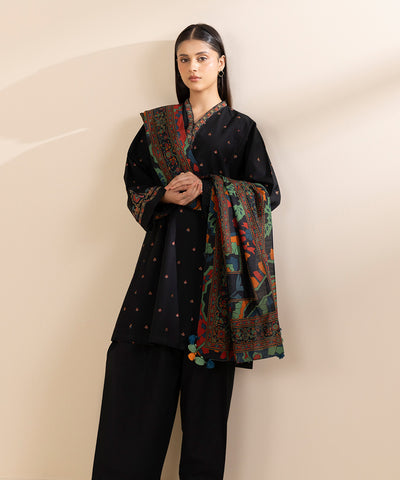 sapphire Embroidered Khaddar Suit U3PEDY24V914_1