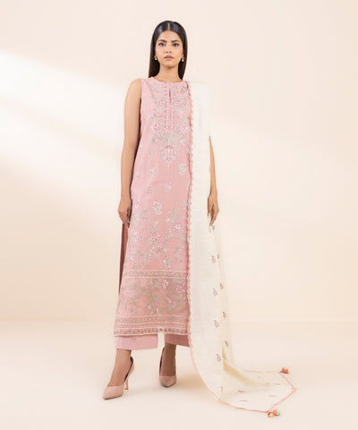 sapphire embroidered Suit