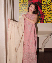 sapphire embroidered Dobby Suit