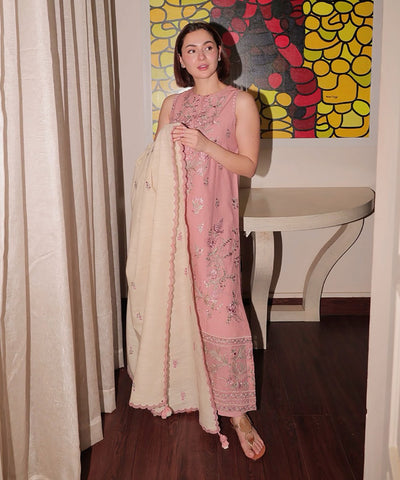 sapphire embroidered Dobby Suit