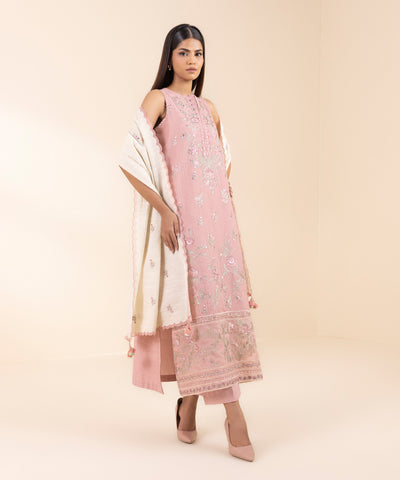 sapphire embroidered Dobby Suit